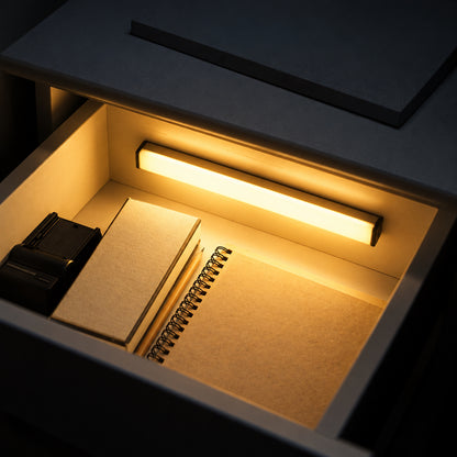 Réglette LED à détecteur de mouvement, lumière blanche, 21 cm