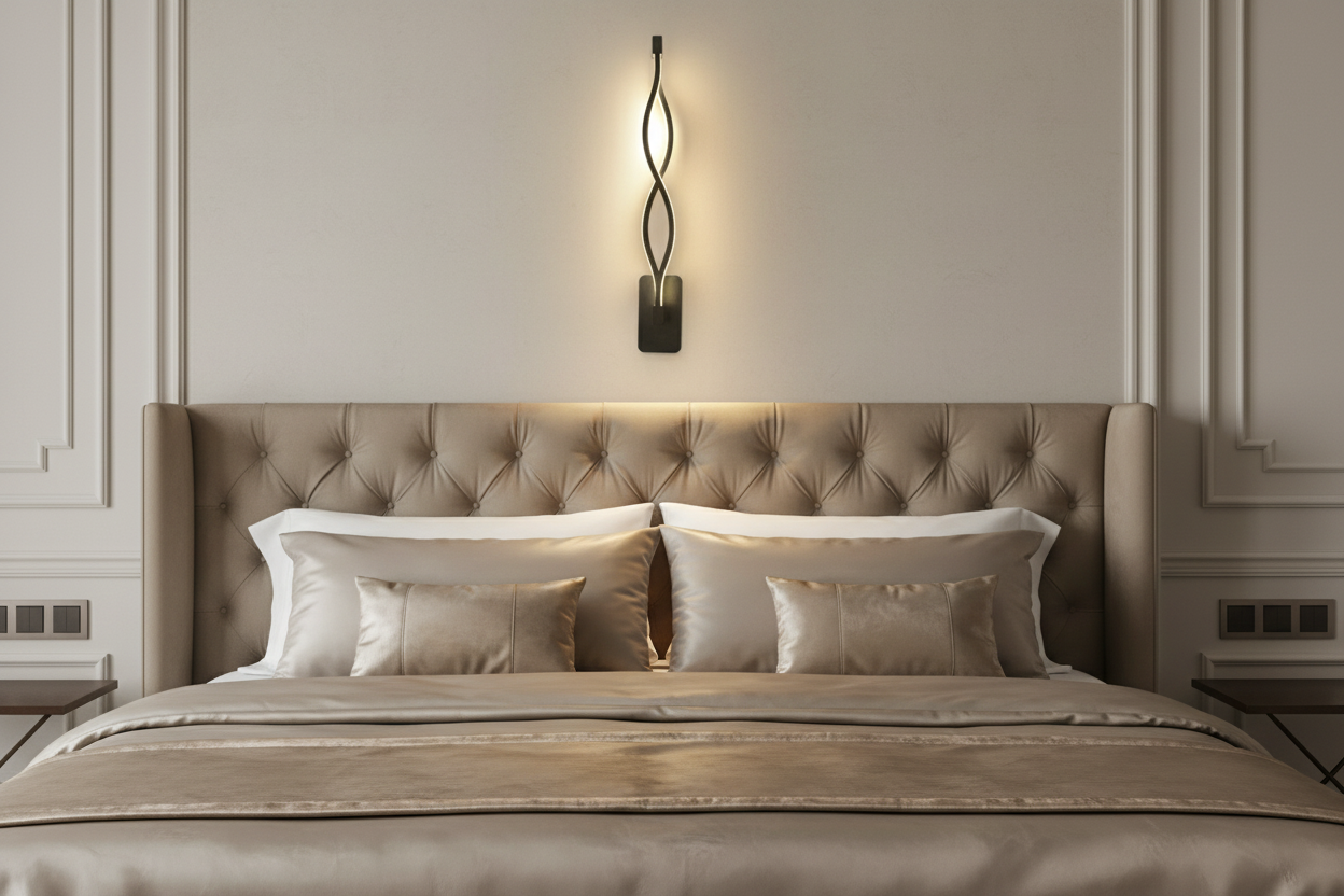 Applique murale LED nordique dans une chambre 5 étoiles