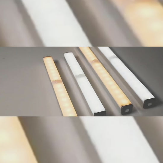 Vidéo de présentation de la réglette LED à détecteur de mouvement